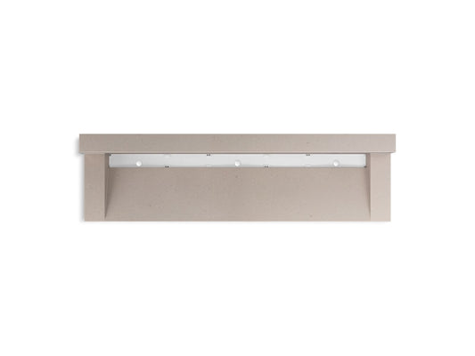 KOHLER K-81028-BSS-KCC Constellation 90" wall-mount trough lavatory system with backsplash - Canvas