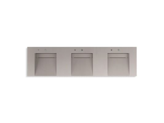 KOHLER K-81031-BSS-KCN Constellation 90" wall-mount basin lavatory system - Neutral Concrete
