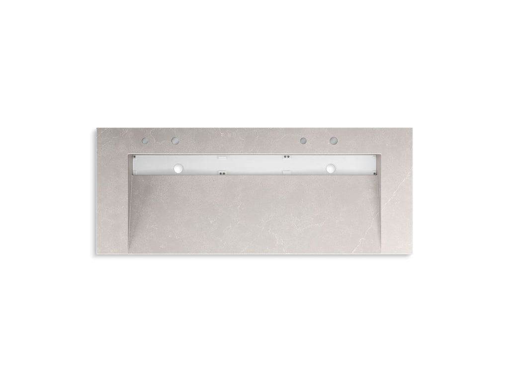 KOHLER K-81032-BSS-KED Constellation 60" Wall-Mount Trough Lavatory System - Desertsilver