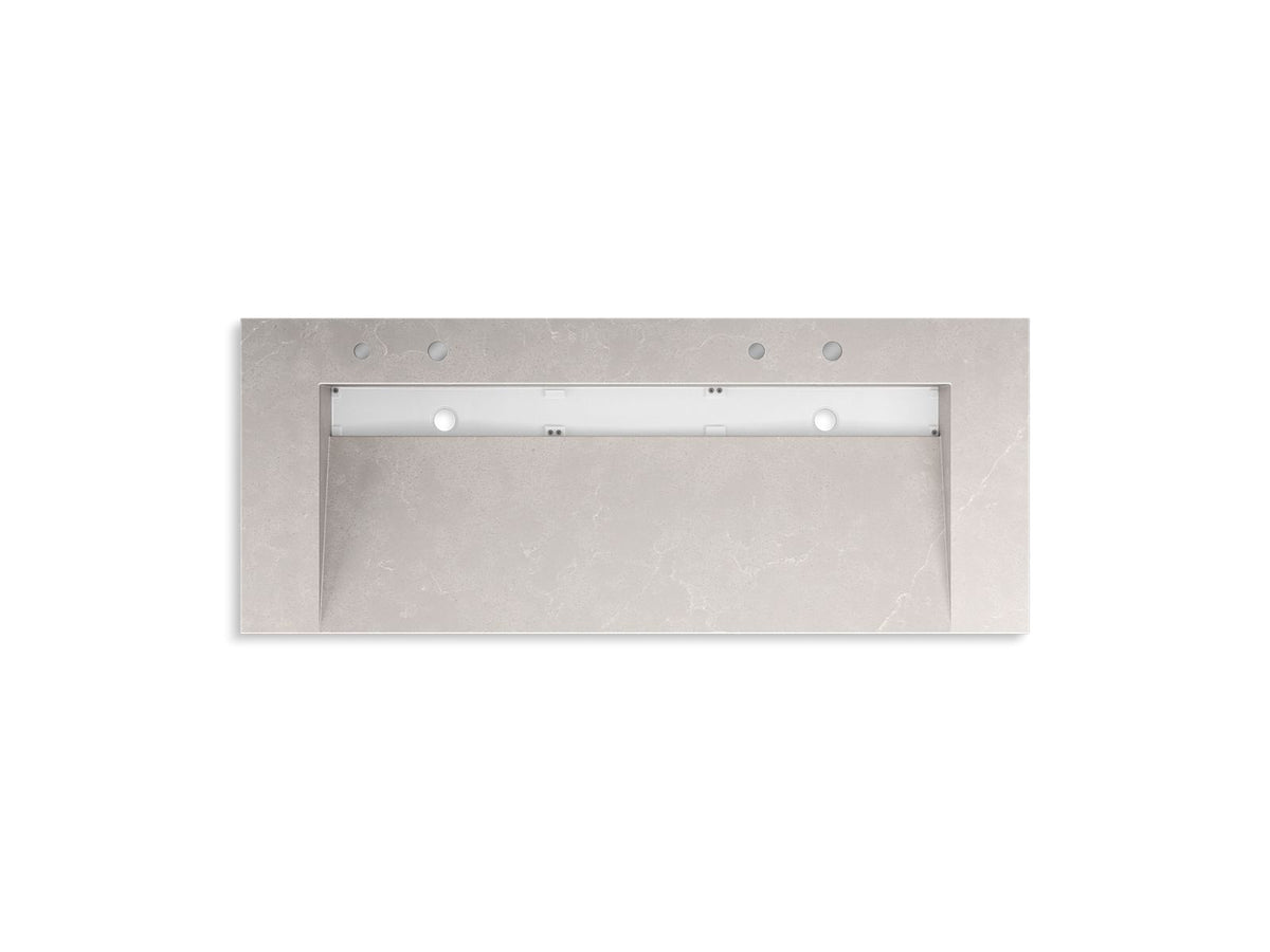 KOHLER K-81032-BSS-KED Constellation 60" Wall-Mount Trough Lavatory System - Desertsilver
