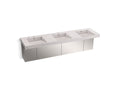 KOHLER K-81031-BSS-KES Constellation 90" Wall-Mount Basin Lavatory System - Et Statuario