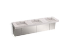 KOHLER K-81031-BSS-KED Constellation 90" Wall-Mount Basin Lavatory System - Desertsilver