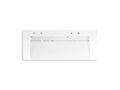 KOHLER K-81032-BSS-KCG Constellation 60" Wall-Mount Trough Lavatory System - Glacier White