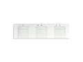 KOHLER K-81031-BSS-KEH Constellation 90" Wall-Mount Basin Lavatory System - Miami White