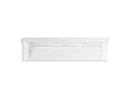 KOHLER K-81028-BSS-KEH Constellation 90" Wall-Mount Trough Lavatory System With Backsplash - Miami White
