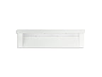 KOHLER K-81028-BSS-KEH Constellation 90" Wall-Mount Trough Lavatory System With Backsplash - Miami White