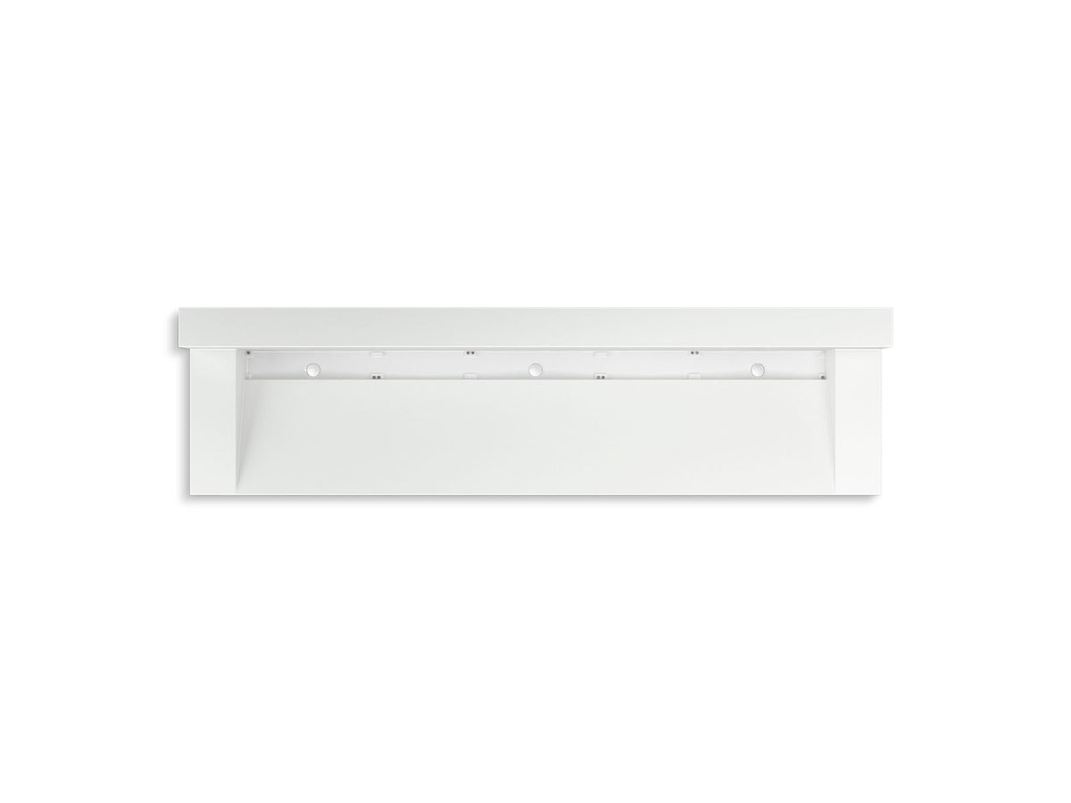 KOHLER K-81028-BSS-KEH Constellation 90" Wall-Mount Trough Lavatory System With Backsplash - Miami White