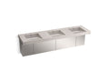 KOHLER K-81031-BSS-KED Constellation 90" Wall-Mount Basin Lavatory System - Desertsilver