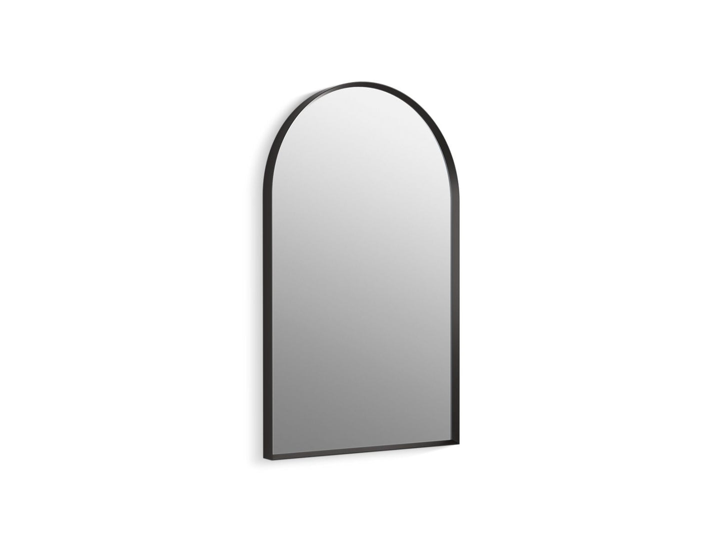 KOHLER K-30638-BLL Essential 20" X 32" Arch Framed Mirror In Matte Black