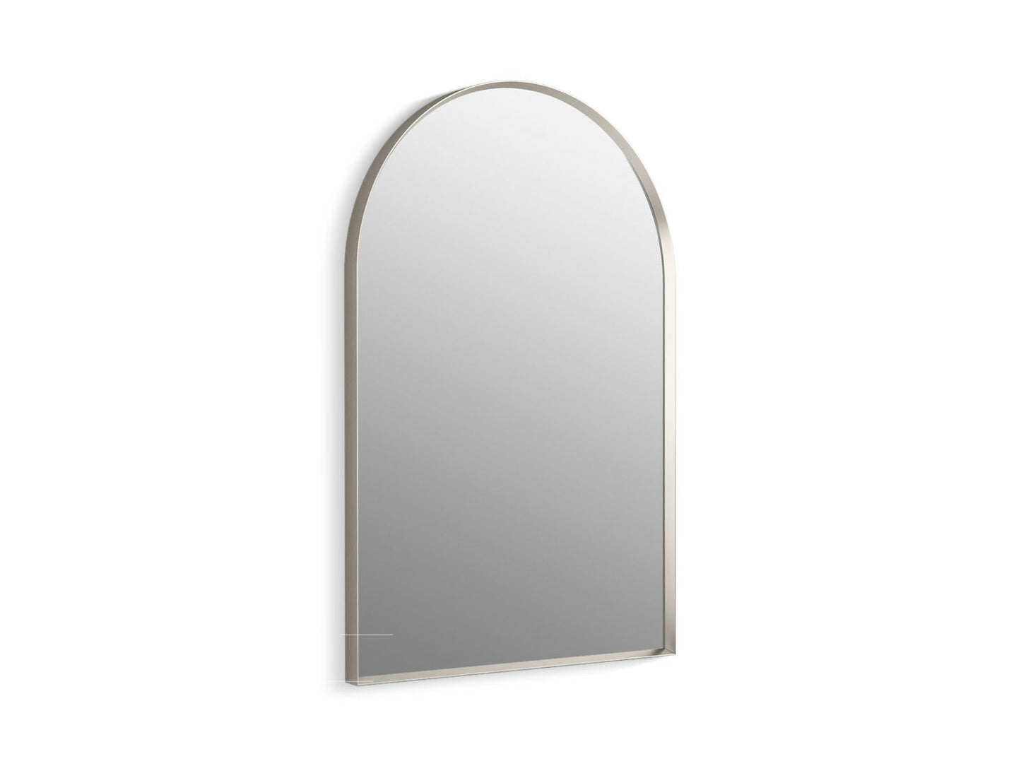 KOHLER K-30637-BNL Essential 24" X 36" Arch Framed Mirror In Brushed Nickel