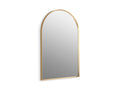 KOHLER K-30637-BGL Essential 24" X 36" Arched Framed Mirror - Moderne Brushed Gold
