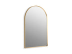 KOHLER K-30637-BGL Essential 24" X 36" Arched Framed Mirror - Moderne Brushed Gold