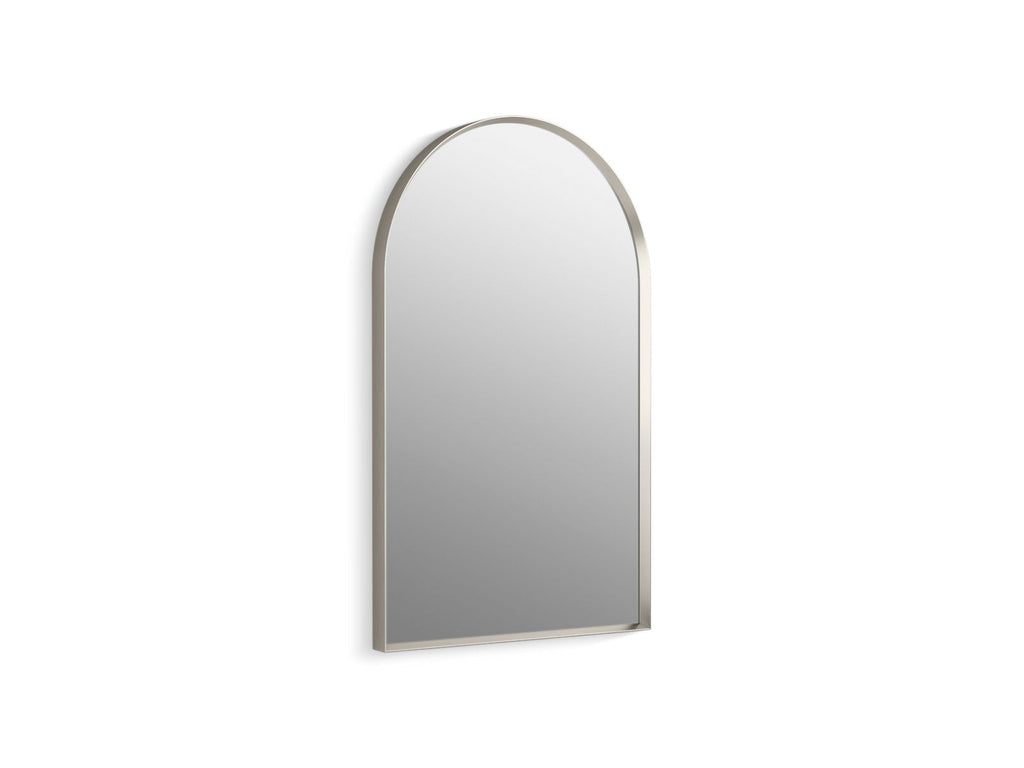 KOHLER K-30638-BNL Essential 20" X 32" Arched Framed Mirror - Brushed Nickel