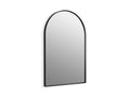 KOHLER K-30637-BLL Essential 24" X 36" Arched Framed Mirror - Matte Black