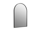 KOHLER K-30637-BLL Essential 24" X 36" Arched Framed Mirror - Matte Black