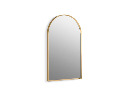 KOHLER K-30638-BGL Essential 20" X 32" Arch Framed Mirror In Moderne Brushed Gold