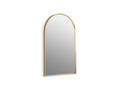 KOHLER K-30638-BGL Essential 20" X 32" Arched Framed Mirror - Moderne Brushed Gold