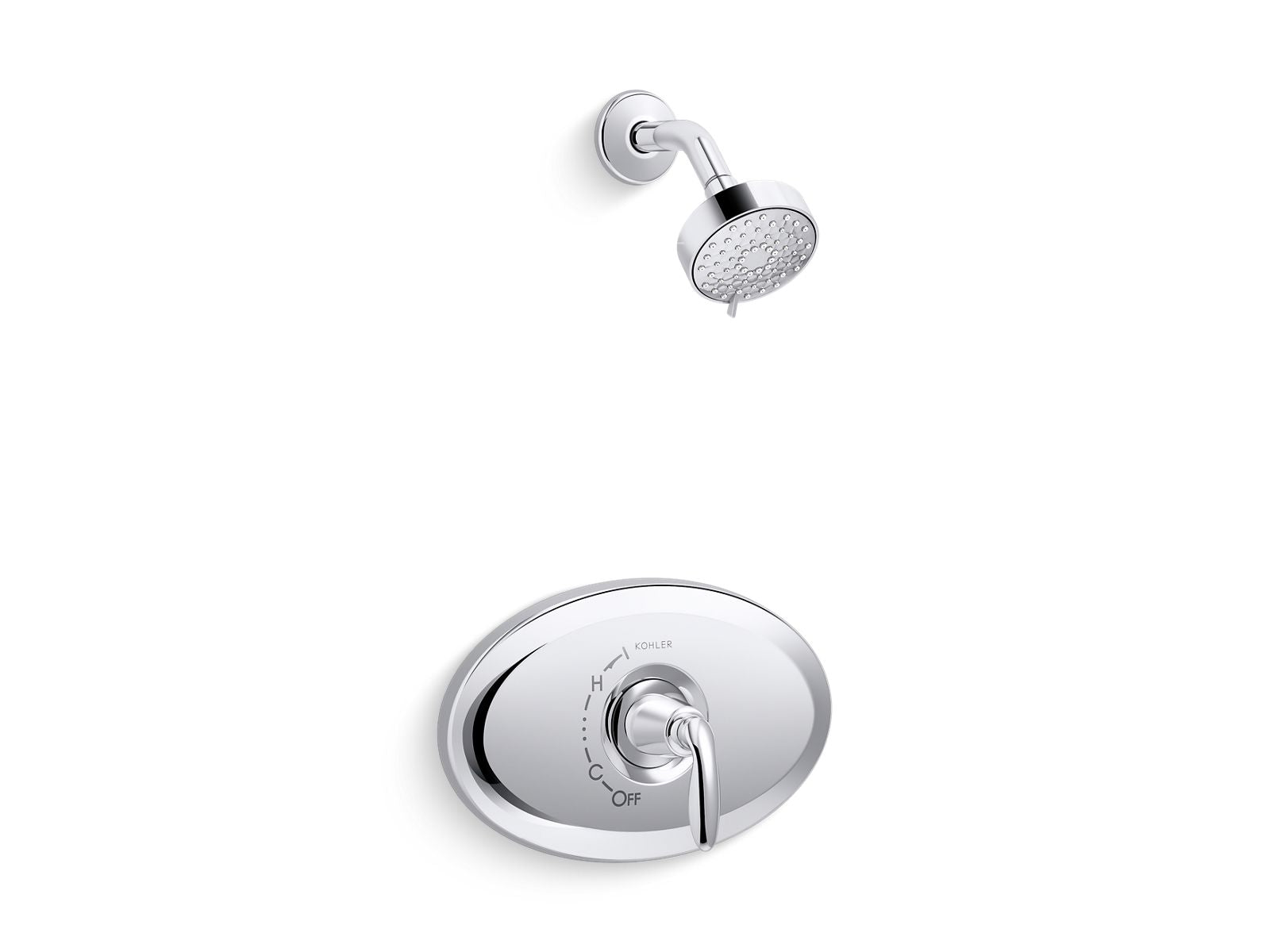 KOHLER K-TS21947-4Y-CP Remodel Rite-Temp Shower Trim Kit, 2.5 Gpm - Polished Chrome