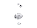 KOHLER K-TS21948-4Y-CP Remodel Rite-Temp Bath And Shower Trim Kit, 2.5 Gpm - Polished Chrome