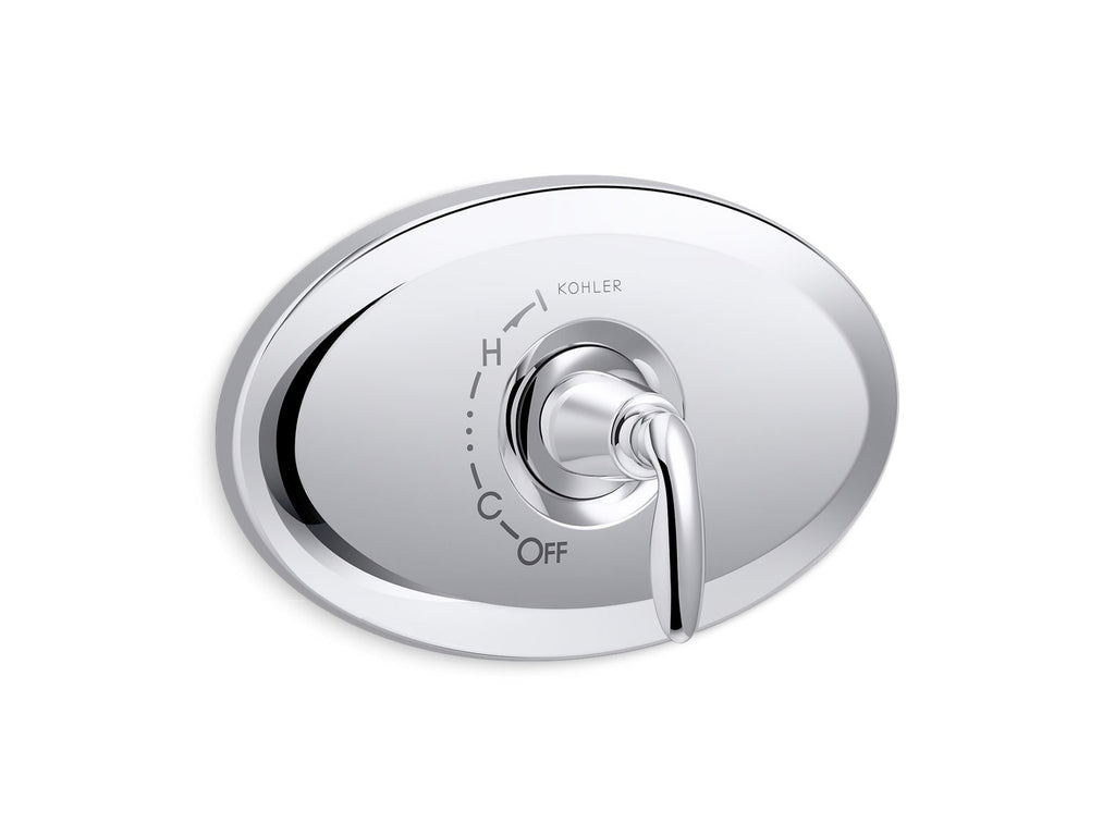 KOHLER K-TS21946-BL Remodel Rite-Temp Valve Trim - Matte Black
