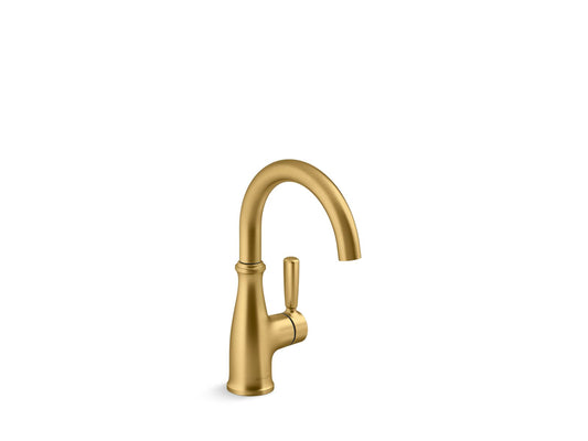 KOHLER K-26367-2MB Traditional Beverage Faucet In Vibrant Brushed Moderne Brass