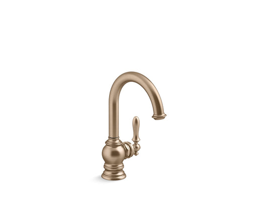 KOHLER K-24074-BV Artifacts Beverage Faucet In Vibrant Brushed Bronze