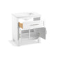 KOHLER K-28380-ASB-0 Quo 30" Bathroom Vanity Cabinet With Sink And Quartz Top In White