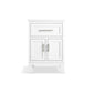 KOHLER K-28379-ASB-0 Quo 24" Bathroom Vanity Cabinet With Sink And Quartz Top In White