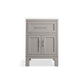 KOHLER K-28379-ASB-1WT Quo 24" Bathroom Vanity Cabinet With Sink And Quartz Top In Mohair Grey