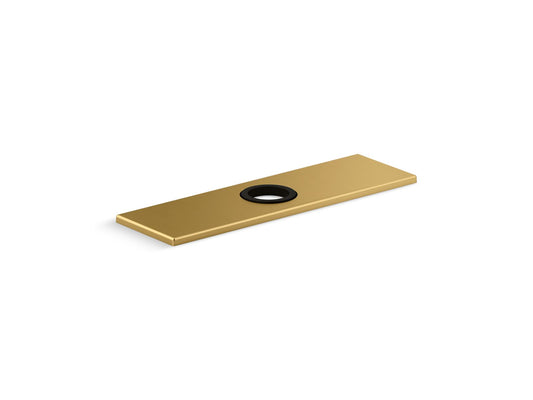KOHLER K-13479-B-2MB 8" escutcheon plate for Insight and Kinesis faucet - Vibrant Brushed Moderne Brass