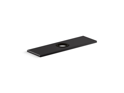 KOHLER K-13479-B-BL 8" escutcheon plate for Insight and Kinesis faucet - Matte Black