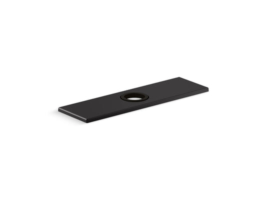 KOHLER K-13479-B-BL 8" escutcheon plate for Insight and Kinesis faucet - Matte Black