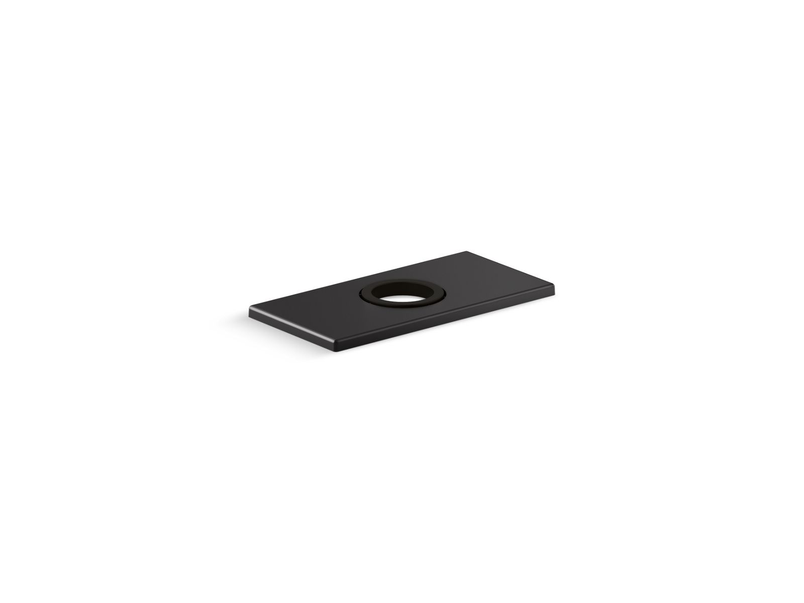 KOHLER K-13478-B-BL 4" escutcheon plate for Insight and Kinesis faucet - Matte Black