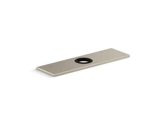 KOHLER K-13479-B-BN 8" escutcheon plate for Insight and Kinesis faucet - Vibrant Brushed Nickel