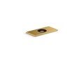 KOHLER K-13478-B-2MB 4" Escutcheon Plate For Insight And Kinesis Faucet - Vibrant Brushed Moderne Brass