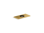 KOHLER K-13478-B-2MB 4" Escutcheon Plate For Insight And Kinesis Faucet - Vibrant Brushed Moderne Brass