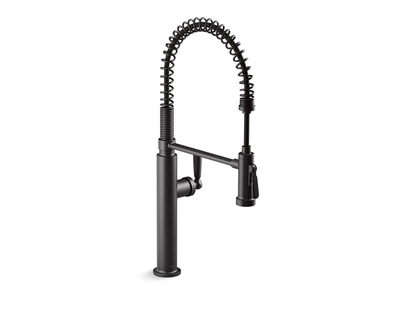 KOHLER K-28360-BL Edalyn By Studio Mcgee Semi-Professional Kitchen Sink Faucet With Two-Function Sprayhead In Matte Black