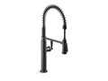 KOHLER K-28360-BL Edalyn By Studio Mcgee Semi-Professional Kitchen Sink Faucet With Two-Function Sprayhead - Matte Black