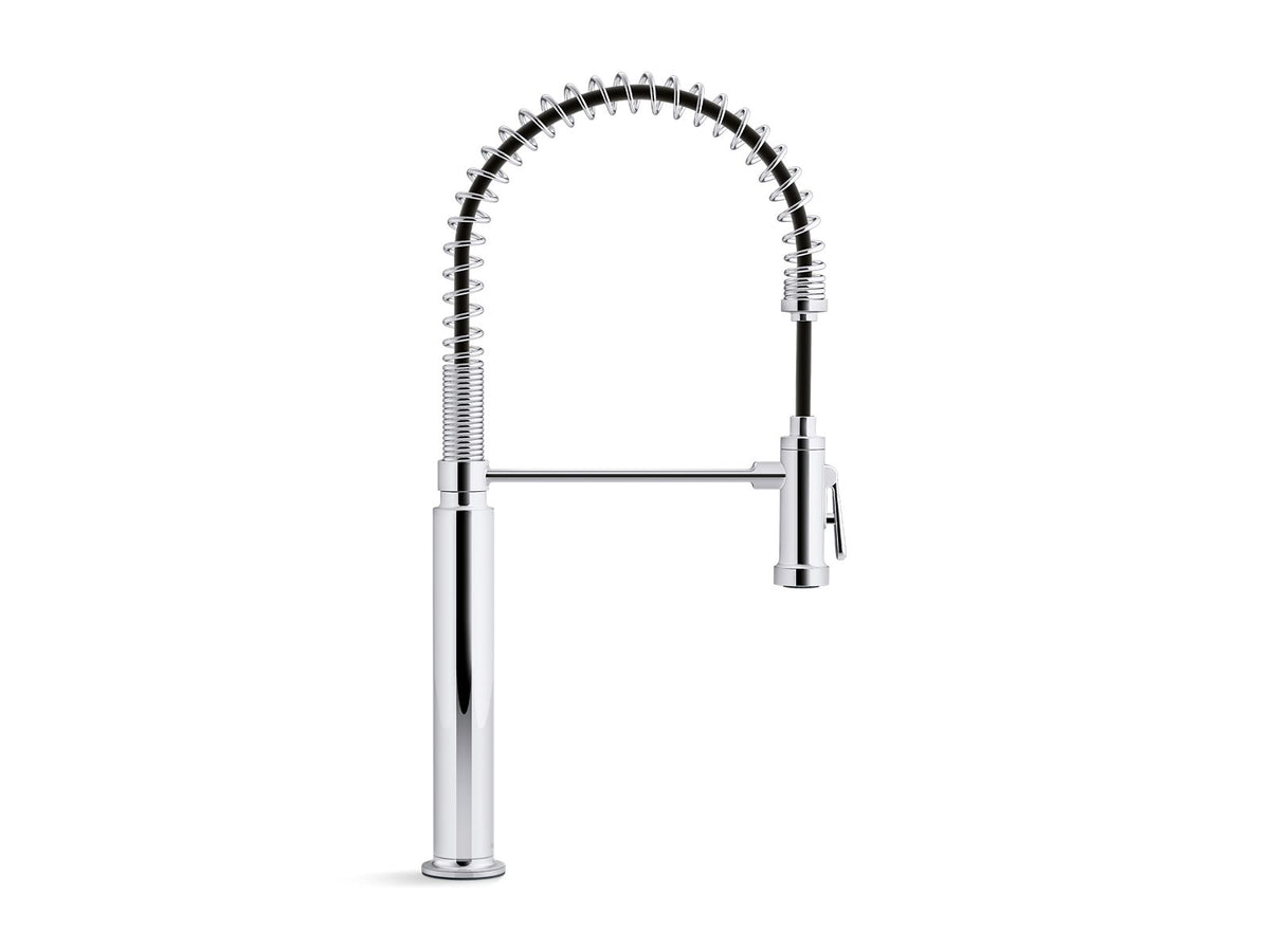 KOHLER K-28360-2MB Edalyn By Studio Mcgee Semi-Professional Kitchen Sink Faucet With Two-Function Sprayhead - Vibrant Brushed Moderne Brass