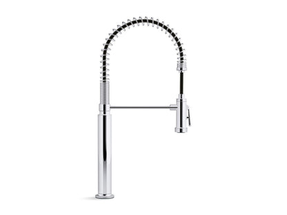 KOHLER K-28360-BL Edalyn by Studio McGee Semi-professional kitchen sink faucet with two-function sprayhead - Matte Black