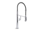 KOHLER K-28360-2MB Edalyn By Studio Mcgee Semi-Professional Kitchen Sink Faucet With Two-Function Sprayhead - Vibrant Brushed Moderne Brass