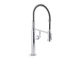 KOHLER K-28360-CP Edalyn By Studio Mcgee Semi-Professional Kitchen Sink Faucet With Two-Function Sprayhead - Polished Chrome