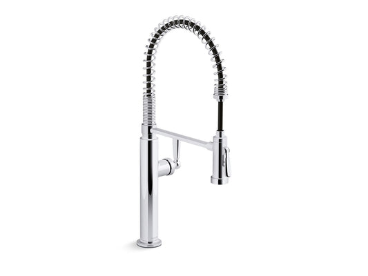 KOHLER K-28360-CP Edalyn by Studio McGee Semi-professional kitchen sink faucet with two-function sprayhead - Polished Chrome