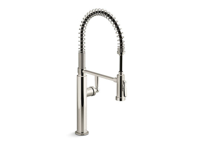 KOHLER K-28360-SN Edalyn by Studio McGee Semi-professional kitchen sink faucet with two-function sprayhead - Vibrant Polished Nickel