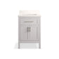 KOHLER K-39603-ASB-AGA Hadron 24" Bathroom Vanity Cabinet With Sink And Quartz Top In Atmos Grey