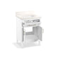 KOHLER K-39603-ASB-0 Hadron 24" Bathroom Vanity Cabinet With Sink And Quartz Top In White