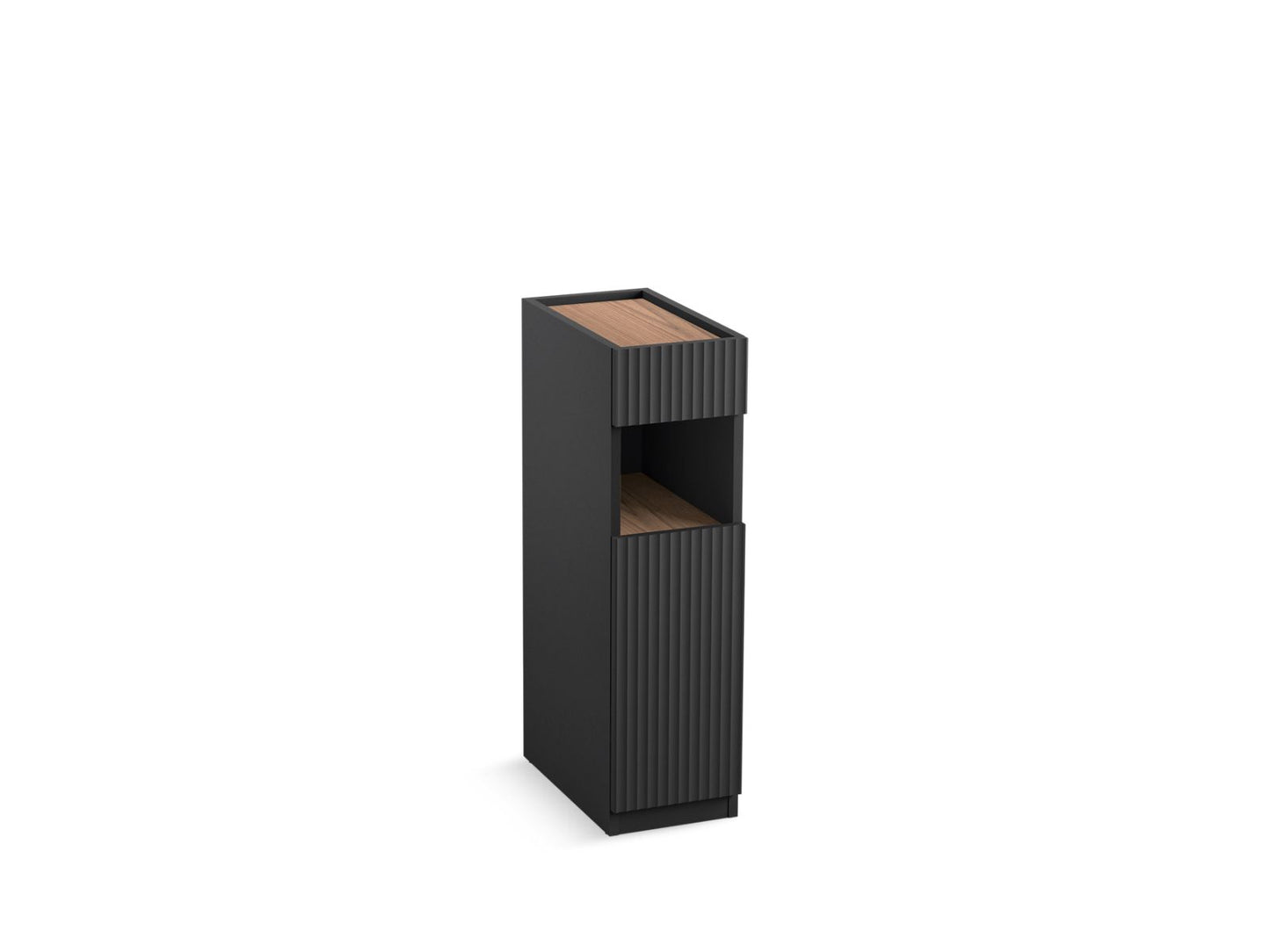 KOHLER K-32165-DKS Spacity 10" X 35" Linen Tower In Dark Steel