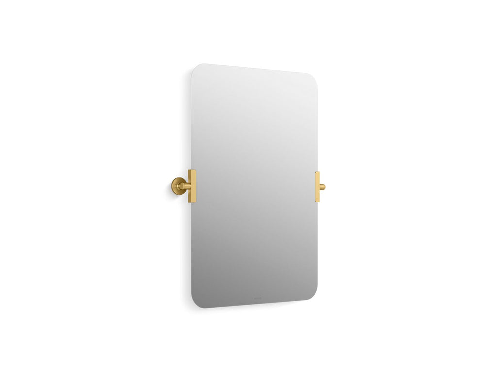 KOHLER K-34969-2MB Castia By Studio Mcgee 20" X 30" Rectangular Mirror - Vibrant Brushed Moderne Brass