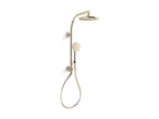 KOHLER K-27118-G-AF Occasion Hydrorail-R Shower Column Kit, 1.75 Gpm - Vibrant French Gold
