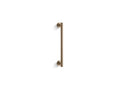 KOHLER K-705767-BV Purist 14" Pivot Shower Door Handle - Vibrant Brushed Bronze